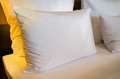Close up white pillows on a bed Close up white pillows on a bed - PhotoDune Item for Sale