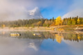 Landscape during sunrise. Autumn trees on the river bank. Mountains and forest. Alberta, Canada. Landscape during sunrise. Autumn trees on the river bank. Mountains and forest. Alberta, Canada. - PhotoDune Item for Sale