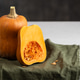Mini Honeynut Butternut Squash Slice With Orange Flesh Mini Honeynut Butternut Squash Slice With Orange Flesh - PhotoDune Item for Sale