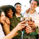 Joyful Gathering of Friends for a Delicious Meal Having fun and Celebrating with Alcoholic Bewerage Joyful Gathering of Friends for a Delicious Meal Having fun and Celebrating with Alcoholic Bewerage - PhotoDune Item for Sale