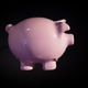 Pink Piggy Bank Dark Background Financial Savings Pink Piggy Bank Dark Background Financial Savings - PhotoDune Item for Sale