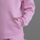 Pink hooded loungewear set with pocket and cuffs. Pink hooded loungewear set with pocket and cuffs. - PhotoDune Item for Sale
