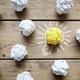 Good idea crumpled paper light bulb metaphor Good idea crumpled paper light bulb metaphor - PhotoDune Item for Sale