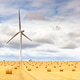 Windmill turbine in a agricultural landscape with fields and meadows. France, Europe. Windmill turbine in a agricultural landscape with fields and meadows. France, Europe. - PhotoDune Item for Sale