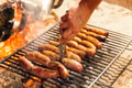 Sausages on the grill are cooked Sausages on the grill are cooked - PhotoDune Item for Sale