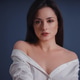 Beauty, fashion studio portrait of young woman with pearl makeup. Beauty, fashion studio portrait of young woman with pearl makeup. - PhotoDune Item for Sale