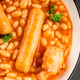 Beans tomato sauce with meat and sausages cassoulet French cuisine tasty snack fresh food Beans tomato sauce with meat and sausages cassoulet French cuisine tasty snack fresh food - PhotoDune Item for Sale