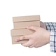 Hands of delivery man holding boxes isolated on white background Hands of delivery man holding boxes isolated on white background - PhotoDune Item for Sale