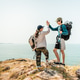 Hiker hiking trail journey, Trekking hike adventure, Walking lifestyles activity. Hiker hiking trail journey, Trekking hike adventure, Walking lifestyles activity. - PhotoDune Item for Sale
