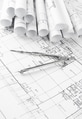 rolls of architecture blueprints and house plans rolls of architecture blueprints and house plans - PhotoDune Item for Sale