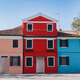 Burano island colorful houses representing Venetian architecture Burano island colorful houses representing Venetian architecture - PhotoDune Item for Sale