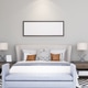 Mock up poster frame in modern interior background, Bedroom Mock up poster frame in modern interior background, Bedroom - PhotoDune Item for Sale