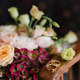 Bridal look details of fresh bouquet and wedding rings. Bridal look details of fresh bouquet and wedding rings. - PhotoDune Item for Sale