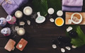Spa treatment, aromatherapy background. Details and accessories Spa treatment, aromatherapy background. Details and accessories - PhotoDune Item for Sale
