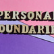 Personal boundaries, phrase as banner headline Personal boundaries, phrase as banner headline - PhotoDune Item for Sale