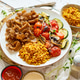 Delicious Sliced Beef With Roasted Vegetables And Groats Delicious Sliced Beef With Roasted Vegetables And Groats - PhotoDune Item for Sale