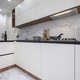 Large white and black luxury kitchen interior Large white and black luxury kitchen interior - PhotoDune Item for Sale