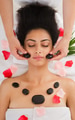 Beautician make stone massage spa for woman at wellness center Beautician make stone massage spa for woman at wellness center - PhotoDune Item for Sale