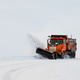Snow plough clearing road in winter storm blizzard Snow plough clearing road in winter storm blizzard - PhotoDune Item for Sale