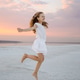 girl jumping very high on a gentle pink sunset background girl jumping very high on a gentle pink sunset background - PhotoDune Item for Sale