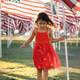 Child portrait of little girl standing with American flag on a Memorial Day, USA Child portrait of little girl standing with American flag on a Memorial Day, USA - PhotoDune Item for Sale