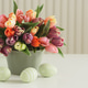 Easter Tulip Bouquet with Decorated Eggs. Festive Spring Arrangement Easter Tulip Bouquet with Decorated Eggs. Festive Spring Arrangement - PhotoDune Item for Sale