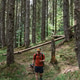 Hiker exploring a beautiful mountain area and the forest. Hiker exploring a beautiful mountain area and the forest. - PhotoDune Item for Sale