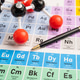 Molecules chemical on a periodic table. Molecules chemical on a periodic table. - PhotoDune Item for Sale
