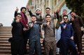 Group of pakistani man wearing traditional clothes salwar kameez or kurta. Group of pakistani man wearing traditional clothes salwar kameez or kurta. - PhotoDune Item for Sale