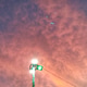 Street Light with Pink Clouds Street Light with Pink Clouds - PhotoDune Item for Sale