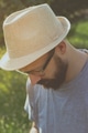Portrait of a hipster man with a hat Portrait of a hipster man with a hat - PhotoDune Item for Sale