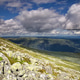 Rocks light up in warm sunlight on the Gaustatoppen Rocks light up in warm sunlight on the Gaustatoppen - PhotoDune Item for Sale