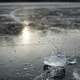 winter background with frozen ice lake. skate scratches and cracks. winter background with frozen ice lake. skate scratches and cracks. - PhotoDune Item for Sale