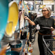 Senior woman shopping for dinnerware in a modern home goods store during the afternoon Senior woman shopping for dinnerware in a modern home goods store during the afternoon - PhotoDune Item for Sale