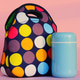 snack on a break with a lunchbox. colorful handbag, blue thermos. lunch for a schoolboy snack on a break with a lunchbox. colorful handbag, blue thermos. lunch for a schoolboy - PhotoDune Item for Sale