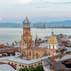 Guadalupe church with crown tower overlooking Puerto Vallarta and Banderas Bay Guadalupe church with crown tower overlooking Puerto Vallarta and Banderas Bay - PhotoDune Item for Sale