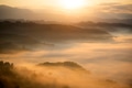 Magic sunrise in a Carpathian mountain valley Magic sunrise in a Carpathian mountain valley - PhotoDune Item for Sale