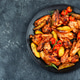 Grilled chicken wings. Grilled chicken wings. - PhotoDune Item for Sale