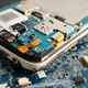 Repairing and upgrade circuit mainboard of notebook, electronic, computer hardware and technology. Repairing and upgrade circuit mainboard of notebook, electronic, computer hardware and technology. - PhotoDune Item for Sale