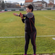Middle aged woman stretching arms Middle aged woman stretching arms - PhotoDune Item for Sale
