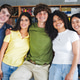 Group of college student friends smiling at School library ready to start university Group of college student friends smiling at School library ready to start university - PhotoDune Item for Sale