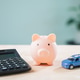 Car loan debt finance saving bank piggy money financial save, fund management tools on wood table Car loan debt finance saving bank piggy money financial save, fund management tools on wood table - PhotoDune Item for Sale