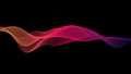 Illustration of red gradient colored soundwaves on black background. Illustration of red gradient colored soundwaves on black background. - PhotoDune Item for Sale