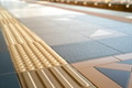Braille pavement - Stripes tactile paving surface or the blind Braille pavement - Stripes tactile paving surface or the blind - PhotoDune Item for Sale