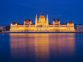 Parliament building in Budapest, Hungary. Parliament and reflections in the Danube River. Parliament building in Budapest, Hungary. Parliament and reflections in the Danube River. - PhotoDune Item for Sale