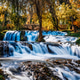 Scenic waterfall cascading through the Monasterio de Piedra park in Spain Scenic waterfall cascading through the Monasterio de Piedra park in Spain - PhotoDune Item for Sale