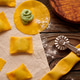 Raw homemade ravioli pasta with spinach and ricotta Raw homemade ravioli pasta with spinach and ricotta - PhotoDune Item for Sale
