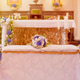 Wedding bouquet over the grooms bench Wedding bouquet over the grooms bench - PhotoDune Item for Sale