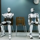 Robots in a queue for a job interview Robots in a queue for a job interview - PhotoDune Item for Sale