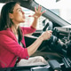 Woman Is Frustration While Driving Woman Is Frustration While Driving - PhotoDune Item for Sale